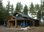 Another view of the Hut from the side