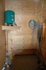 Pressure tank in the utility room