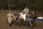 The crew that did the initial gathering of stones for the chimney