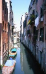 Narrow canals in Venice