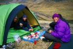 Breakfast on the trek