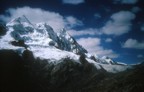 Closer to Campa Pass; looking at Ccapana, Pachanta, and Jatunhuma (in the distance)