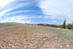 Wind swept plateau on the approach to the Main Wall