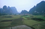 View from Crag X of the surrounding farms